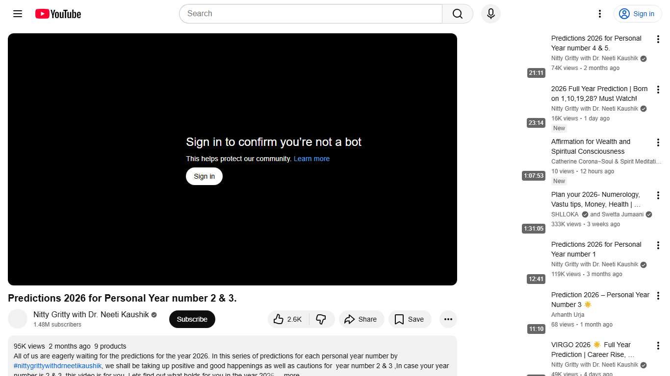 Predictions 2026 for Personal Year number 2 & 3. - YouTube